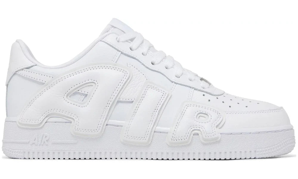 White sneaker with 'AIR' branding on a white background