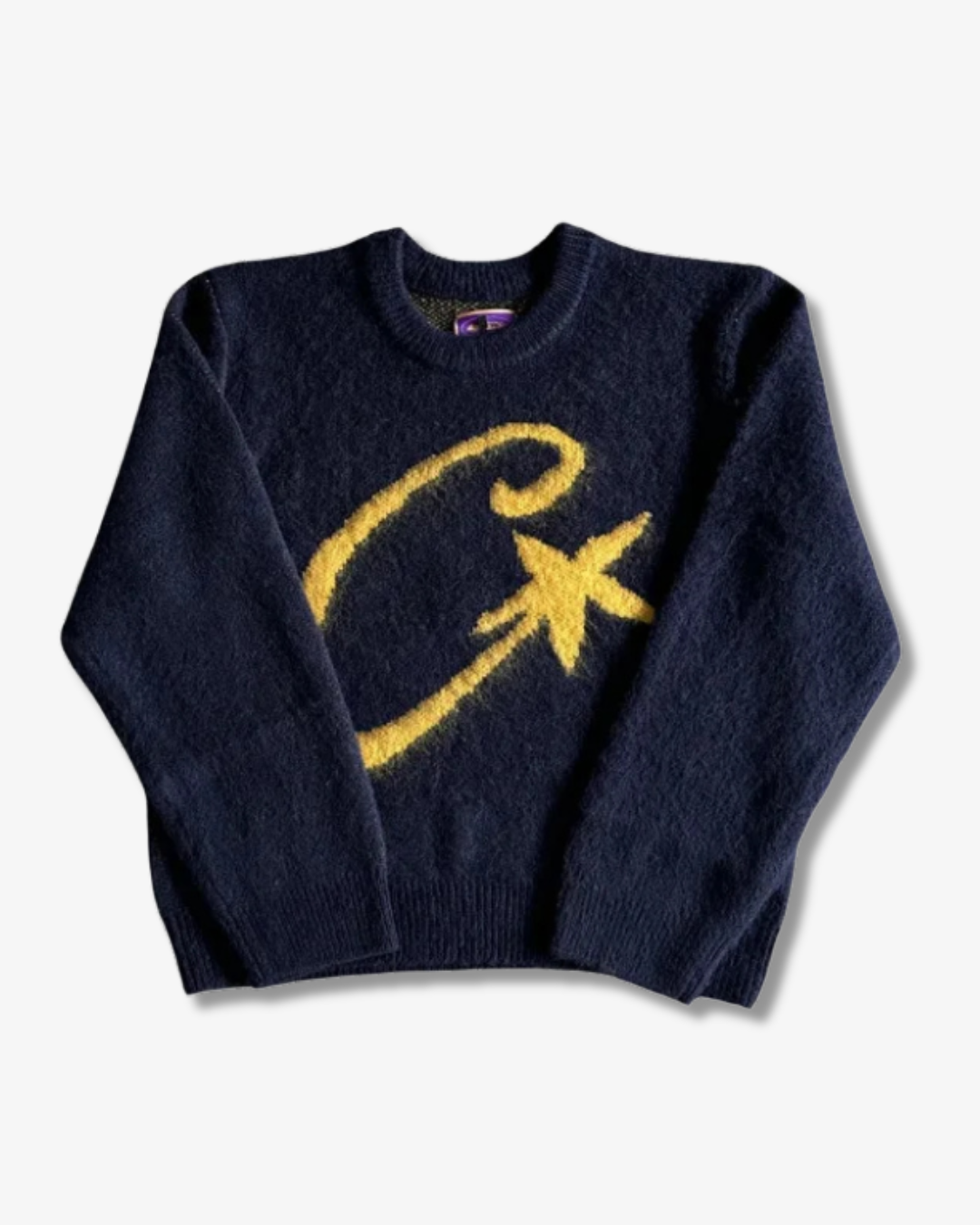 Corteiz C-Star Knit Sweater – Blue