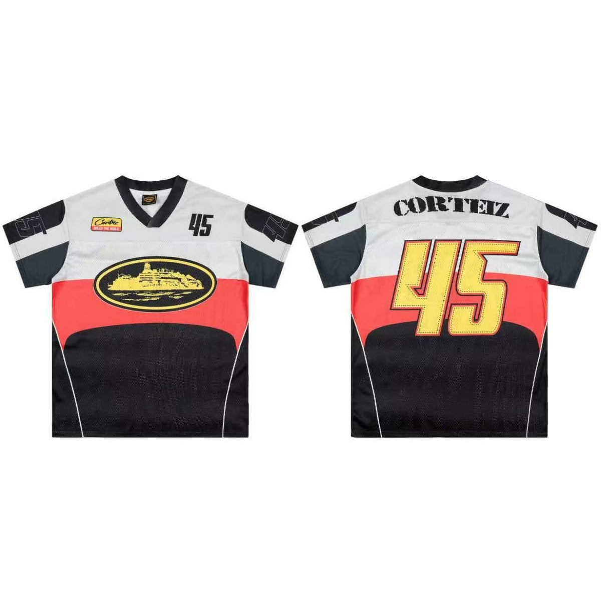 Corteiz Yacht Tee - White/Black