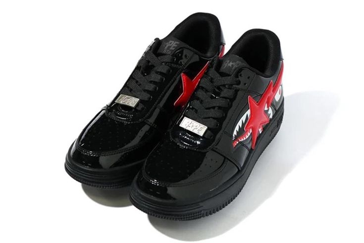 Bape Sta Low - Black/Red
