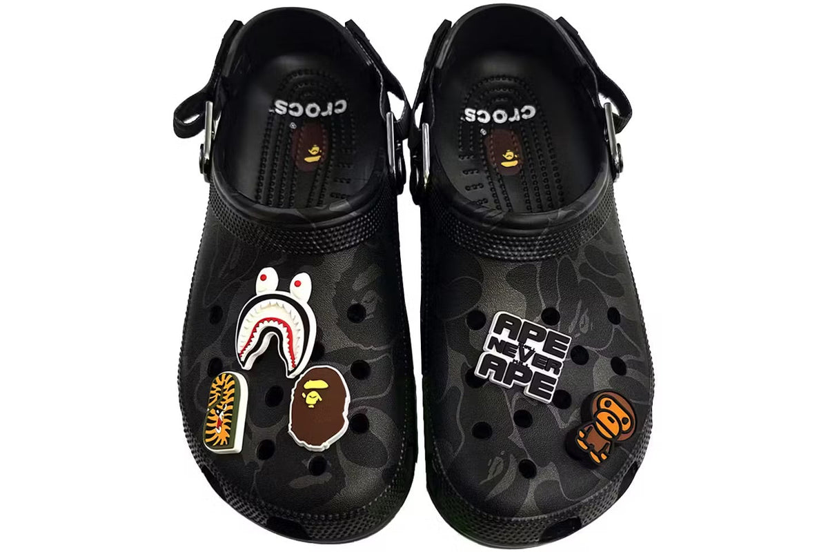 Crocs x Bape “Black”