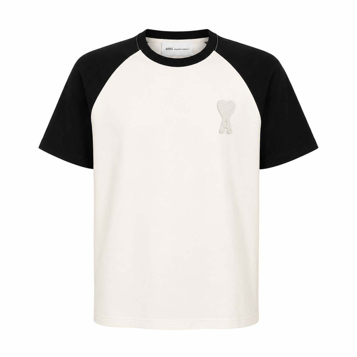 Ami Paris T-Shirt - "Black/White"