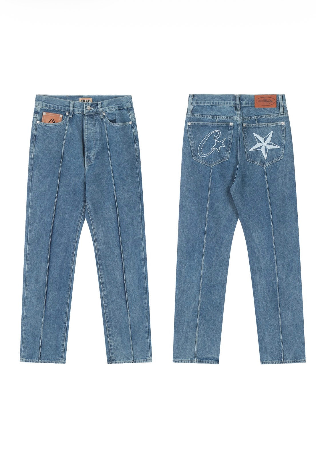 Corteiz C Star Jeans - Blue