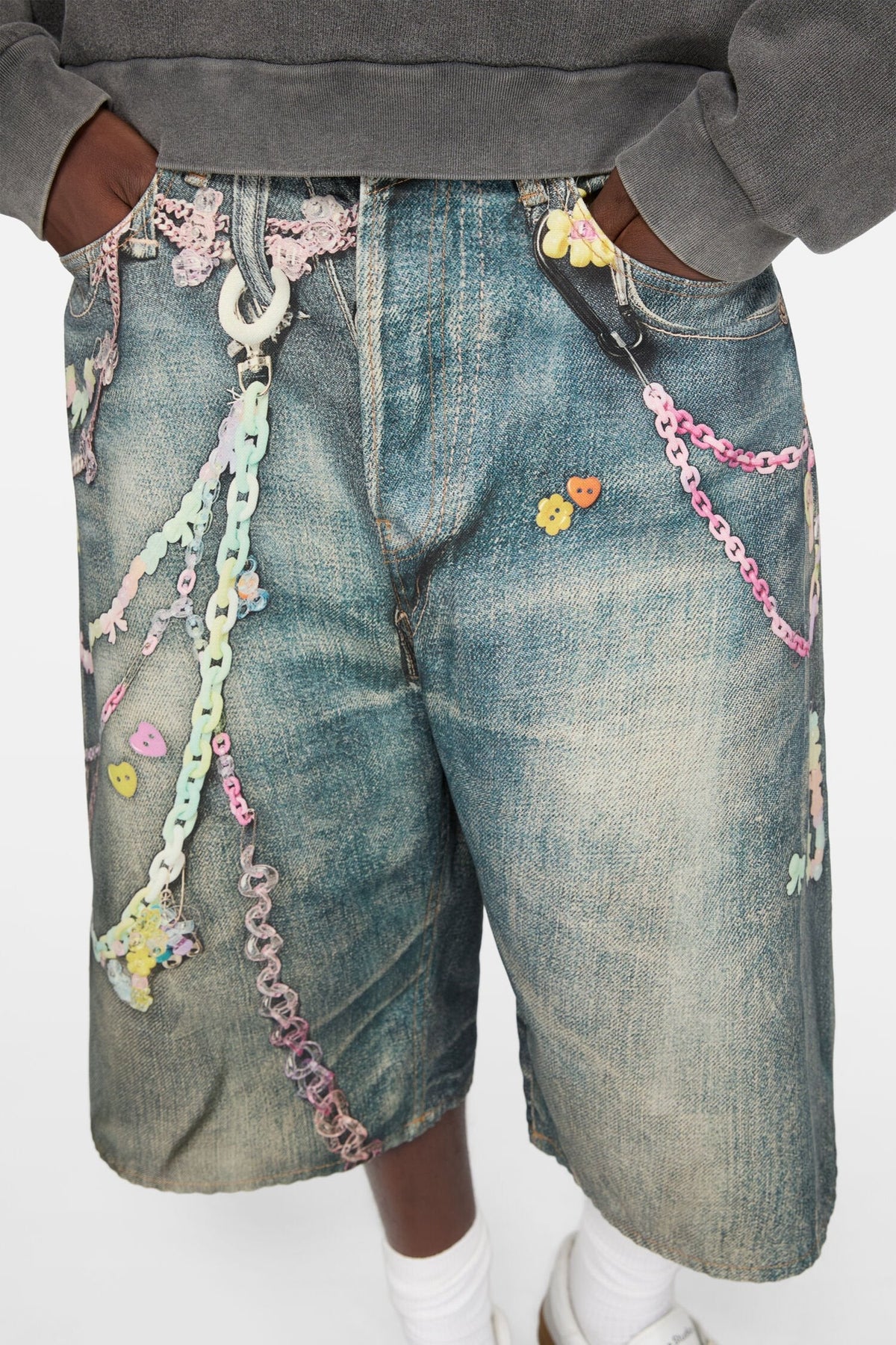 Acne Studio Jorts - Washed Blue
