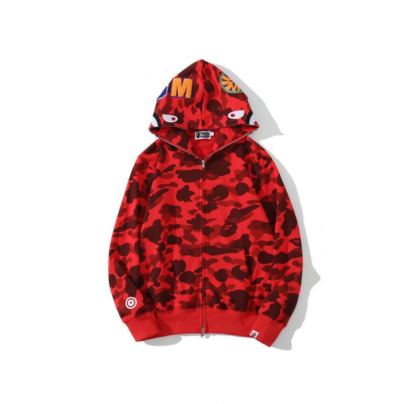 BAPE Zip Up Jacket - Red