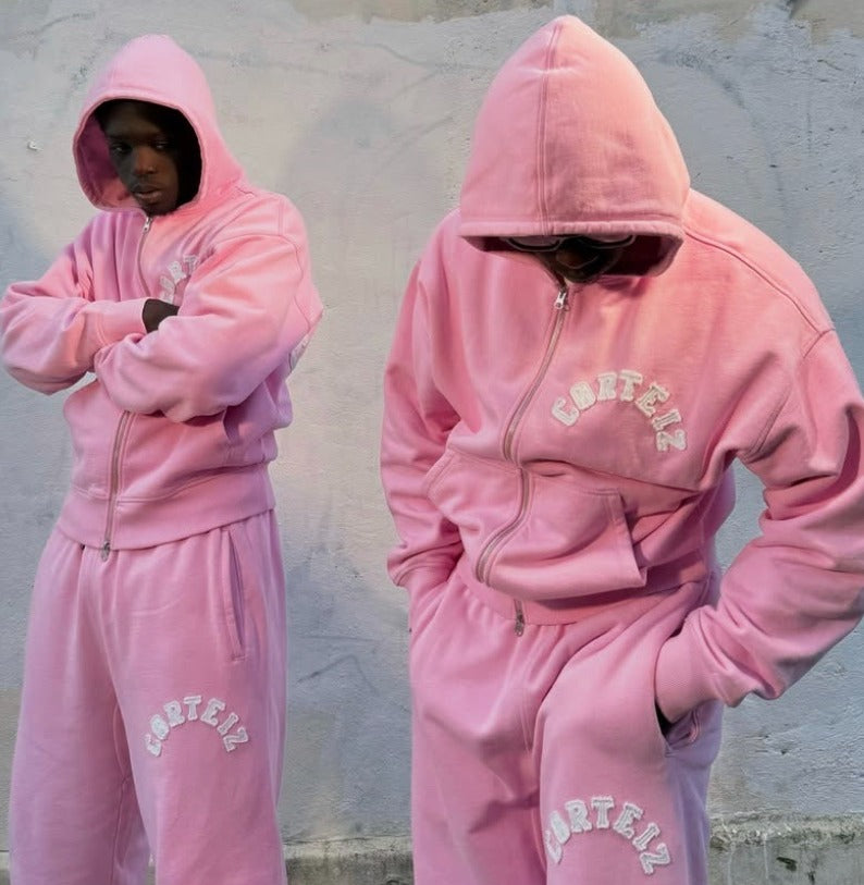 Corteiz Pink Tracksuit - Pink