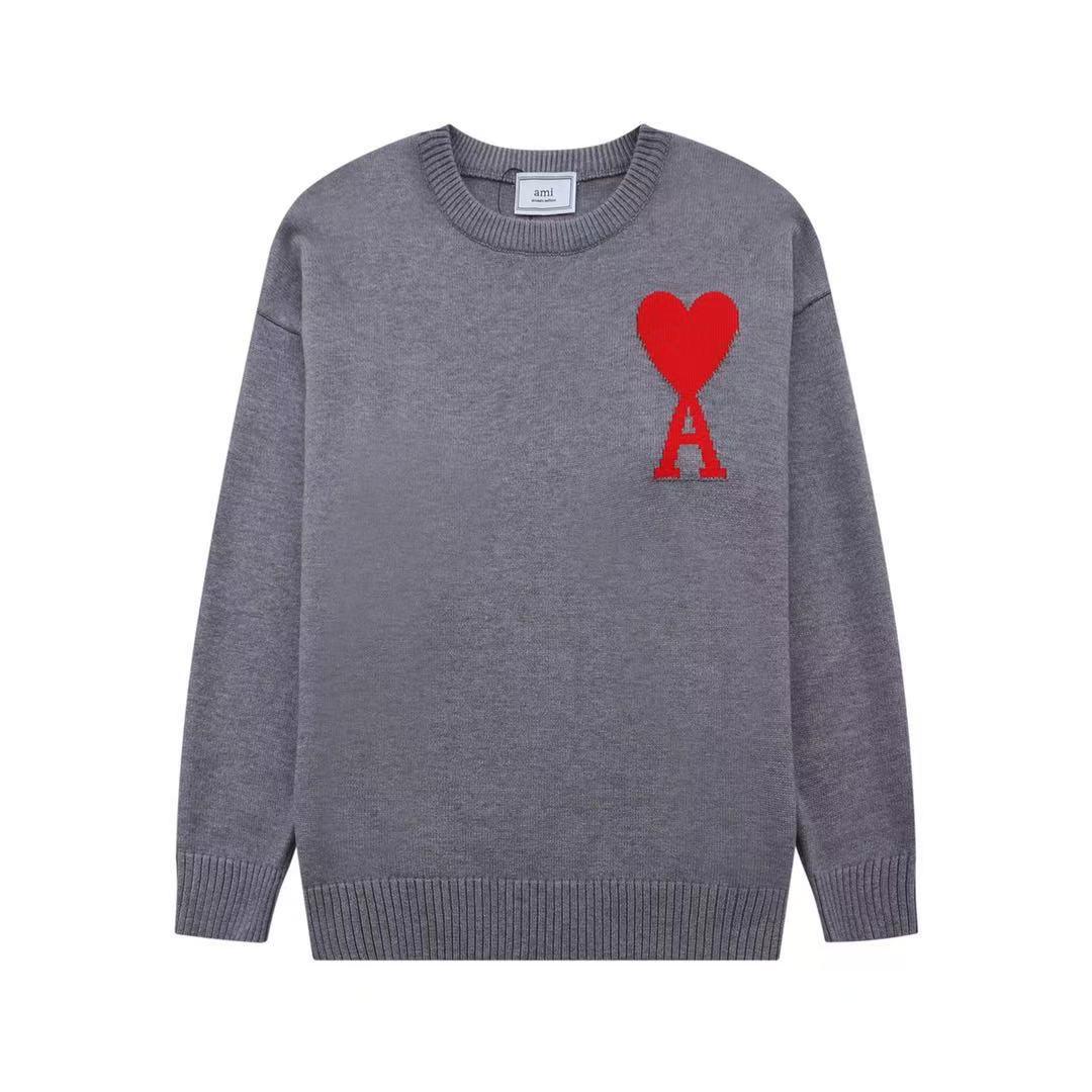 Ami Paris Sweater Grey Edition - FAVELA