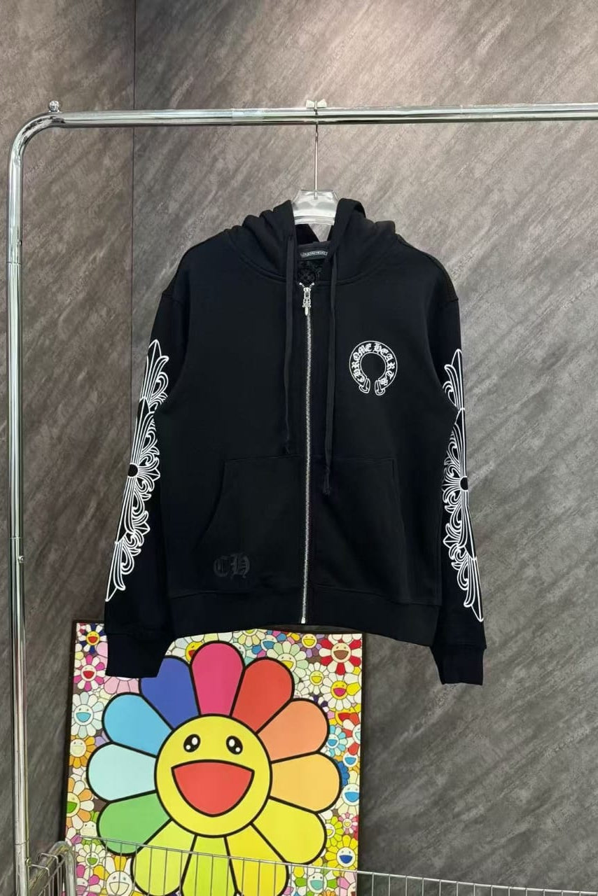 Chrome Hearts Zip Up Jacket - FAVELA