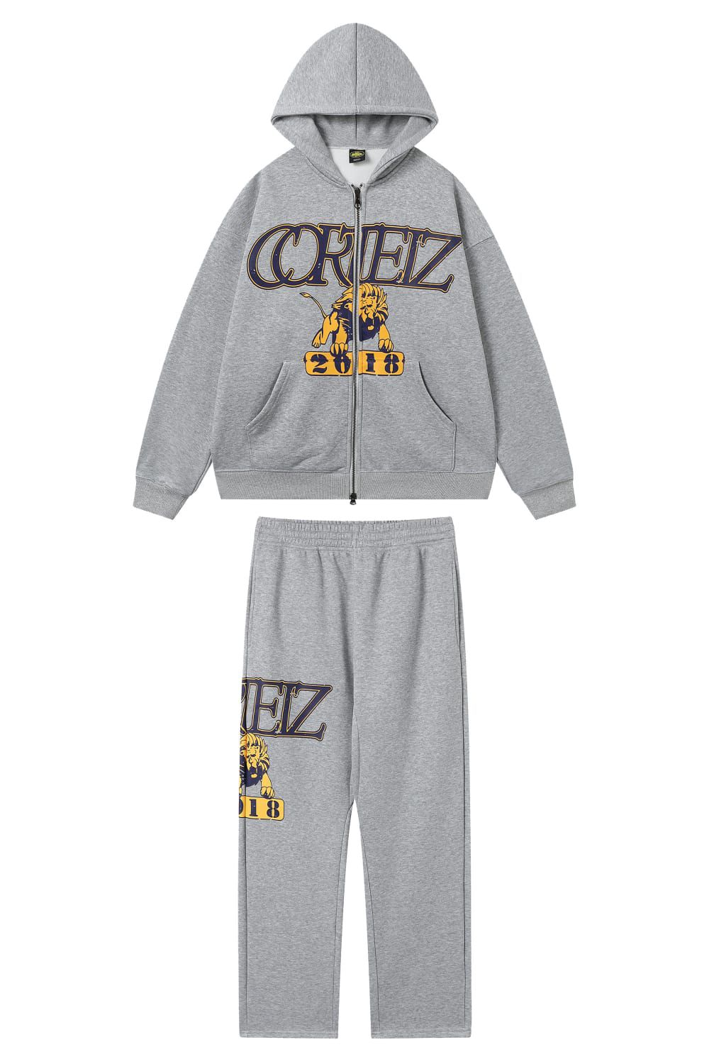 Corteiz 2018 Classic Tracksuit - Grey - FAVELA
