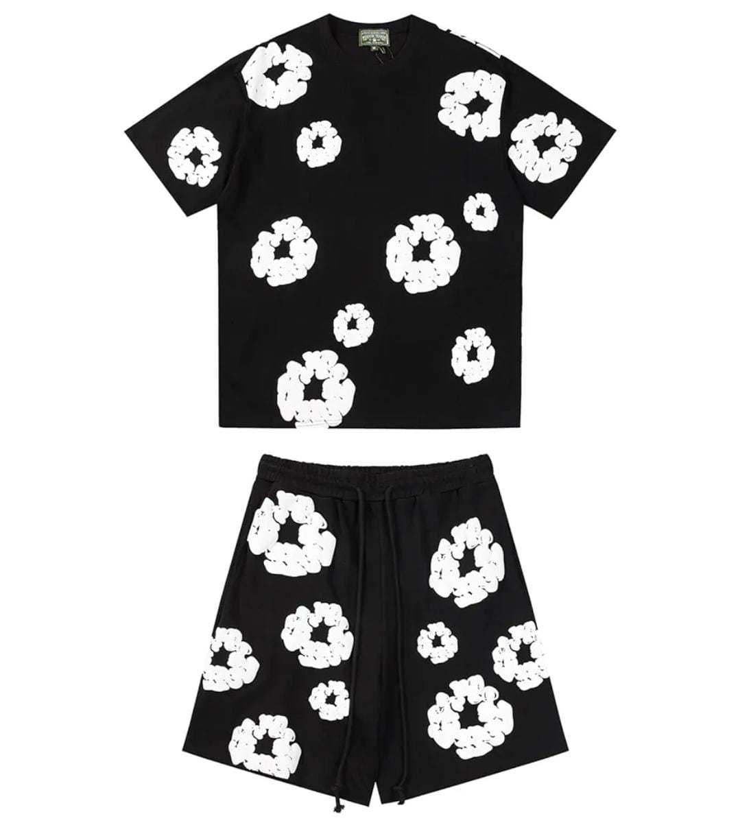 Denim Tears Short Set - Black - FAVELA