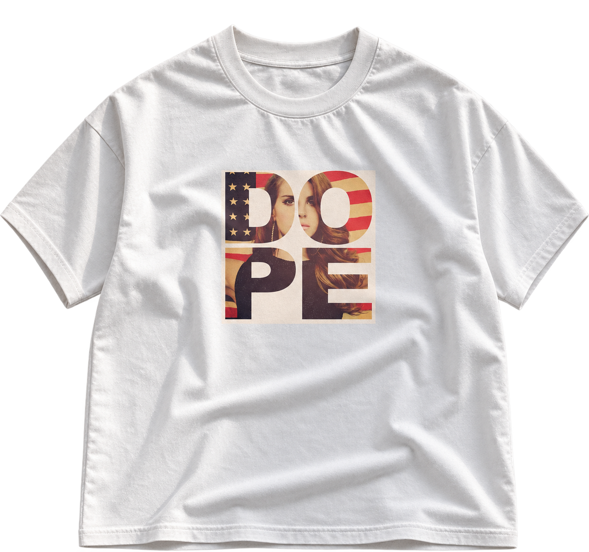 LANA DEL REY 2016 DOPE Graphic T-Shirt - White