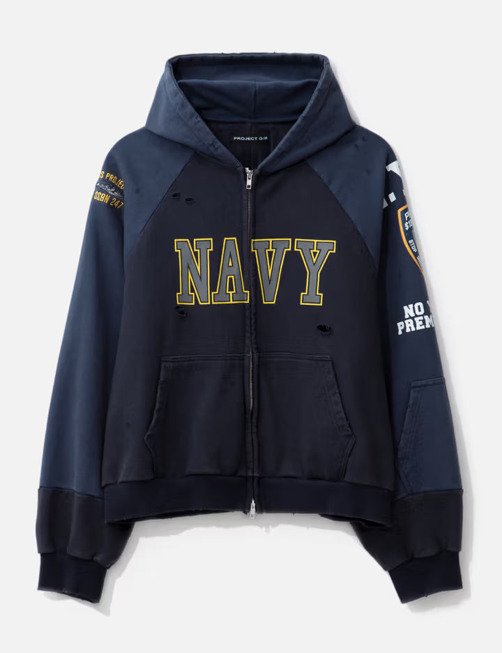PROJECT NAVY HOODIE BLUE