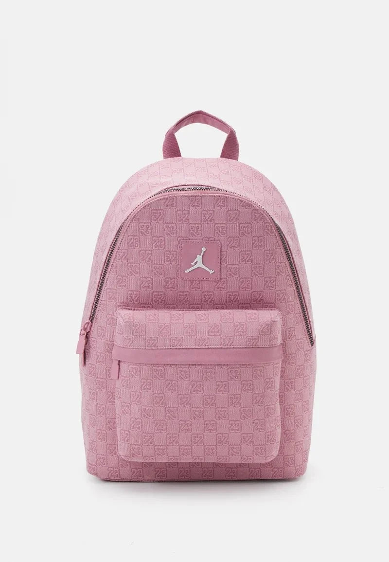 Jordan Denim Monogram Backpack - Pink - CHEARTZ