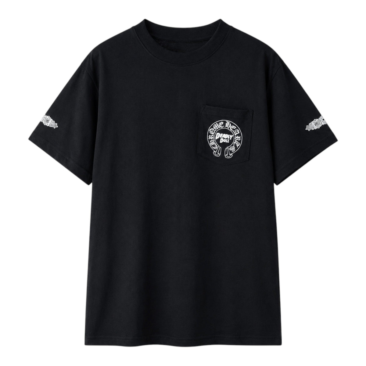 Chrome Hearts x Deadly Doll Black Short Sleeve Tee