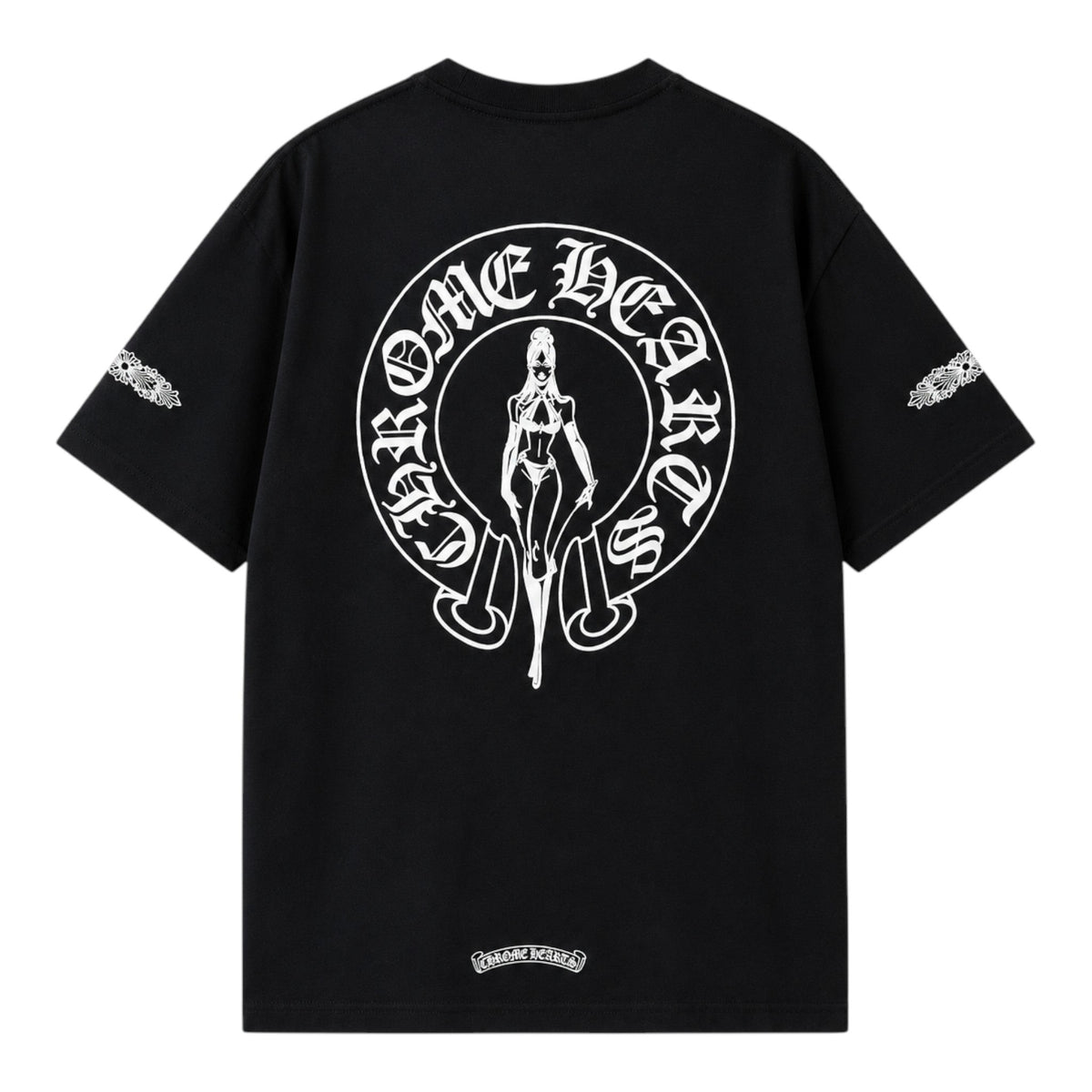 Chrome Hearts x Deadly Doll Black Short Sleeve Tee