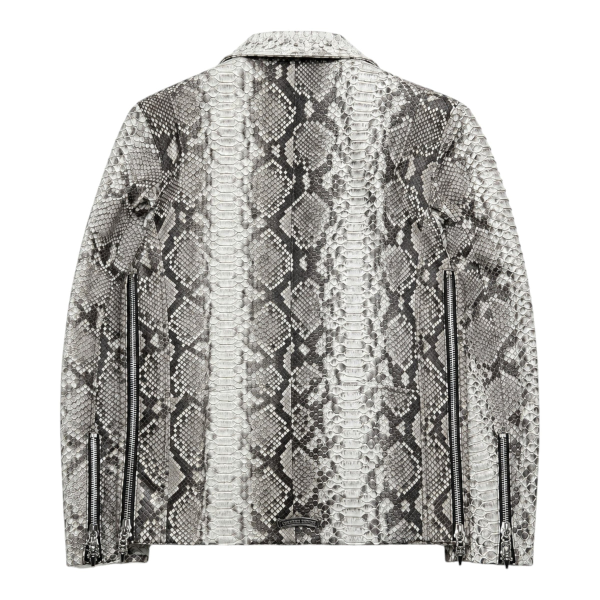 Chrome Hearts Snakeskin Python Moto/Biker Jacket