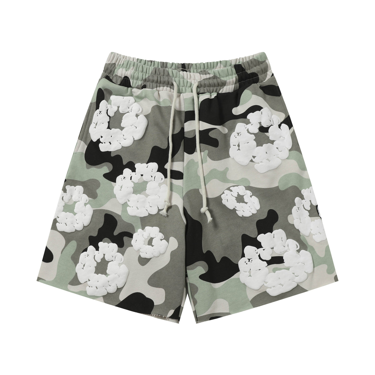 Camouflage Grey Sweat Shorts