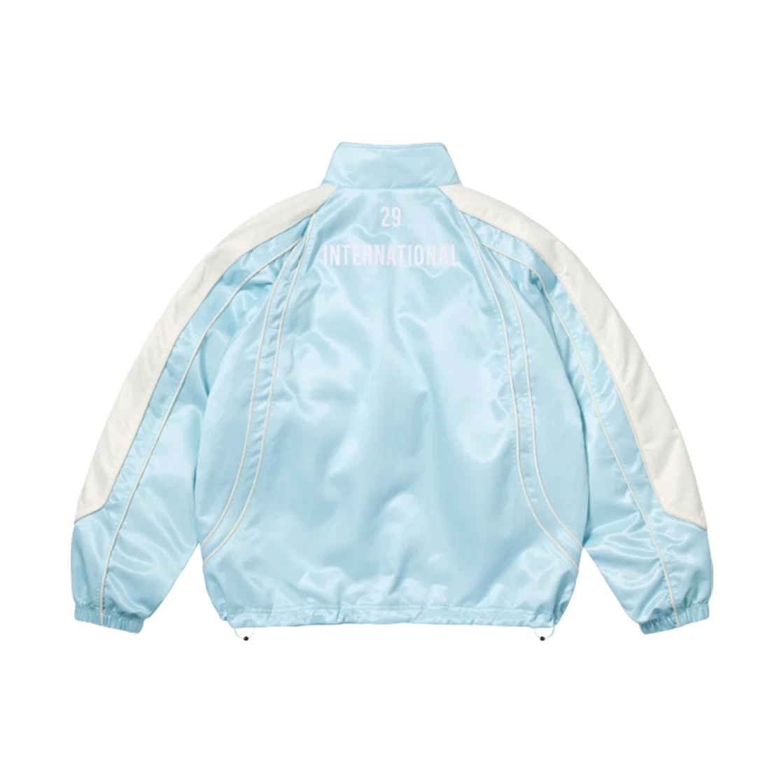 Supreme Satin Piping Pullover – Light Blue
