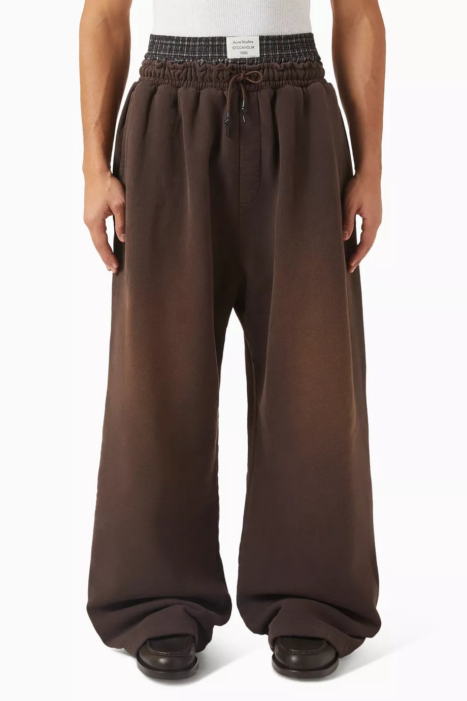 Acne Gym Pants Brown - front