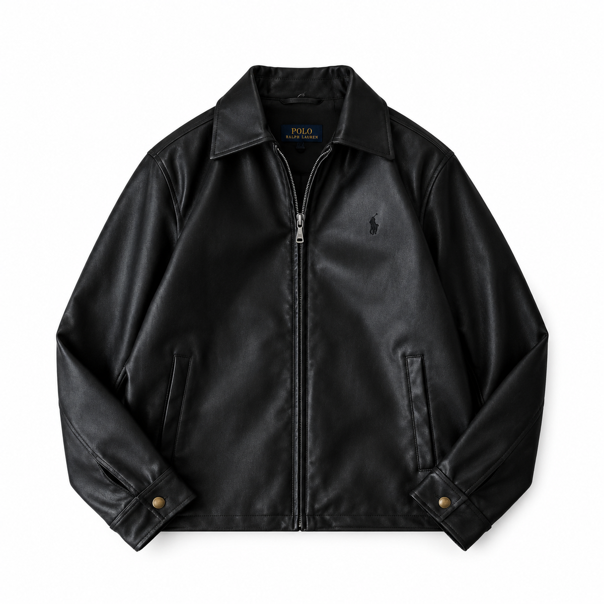 Ralph Lauren Leather Jacket - Black