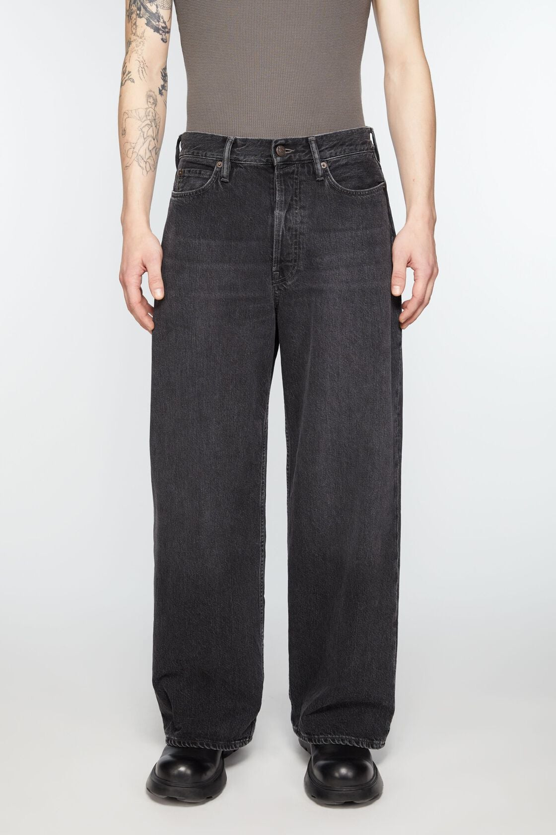 ACNE JEANS 1981M WASHED BLACK UNISEX