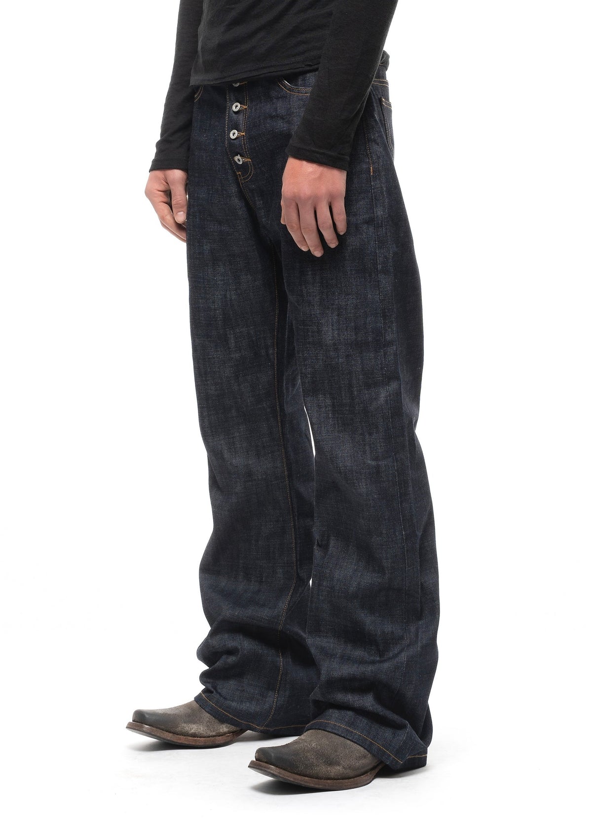 Nofaith Japanese Bootcut Raw Denim Fit Blue