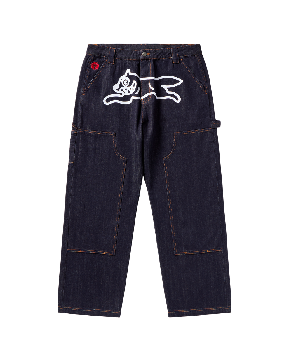 Icecream Running Dog Jeans - Indigo front flat lay