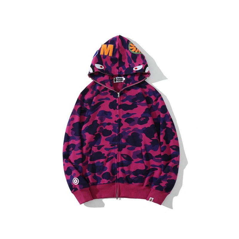 BAPE Zip Up Jacket - Purple