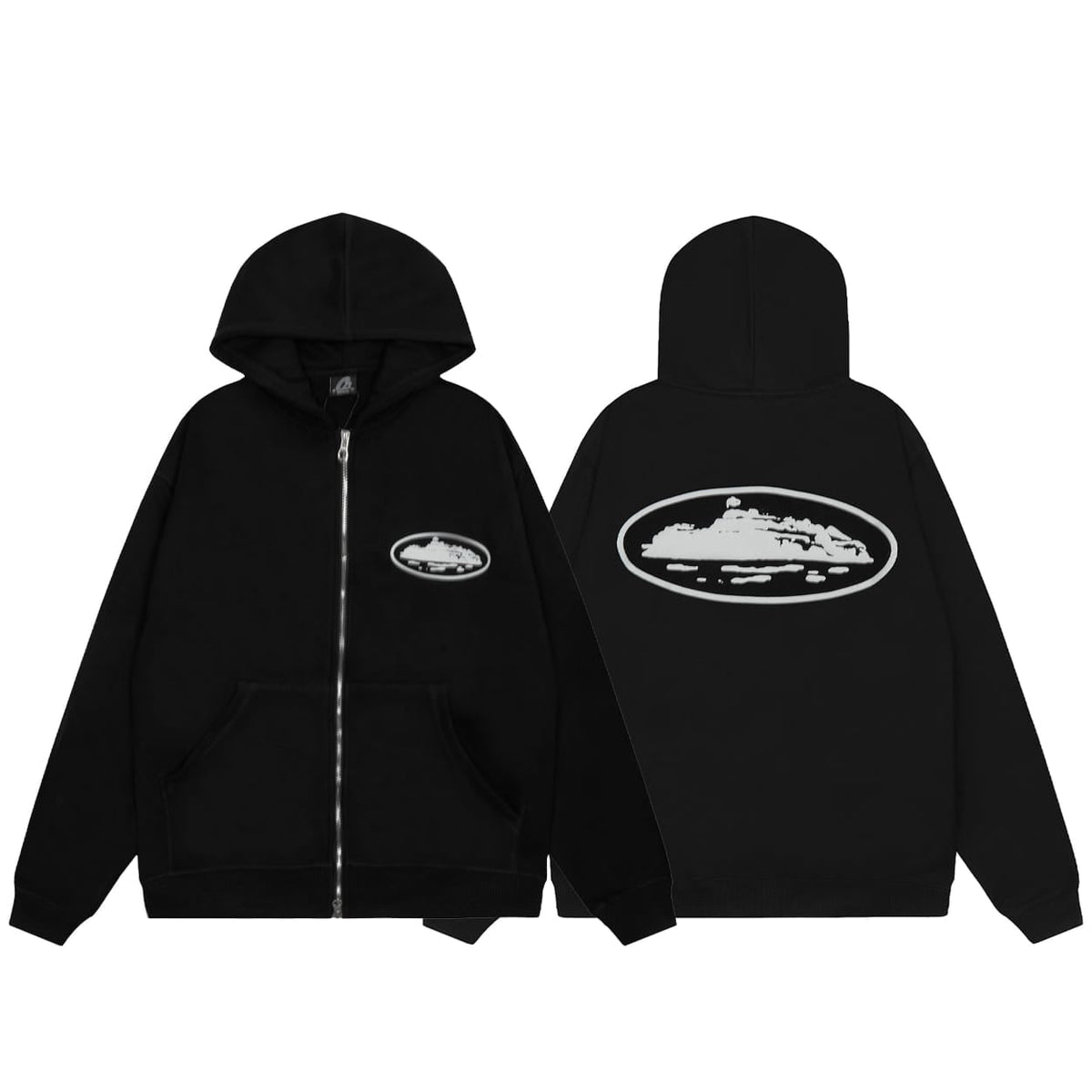 Corteiz Alcatraz Jacket - Black - FAVELA