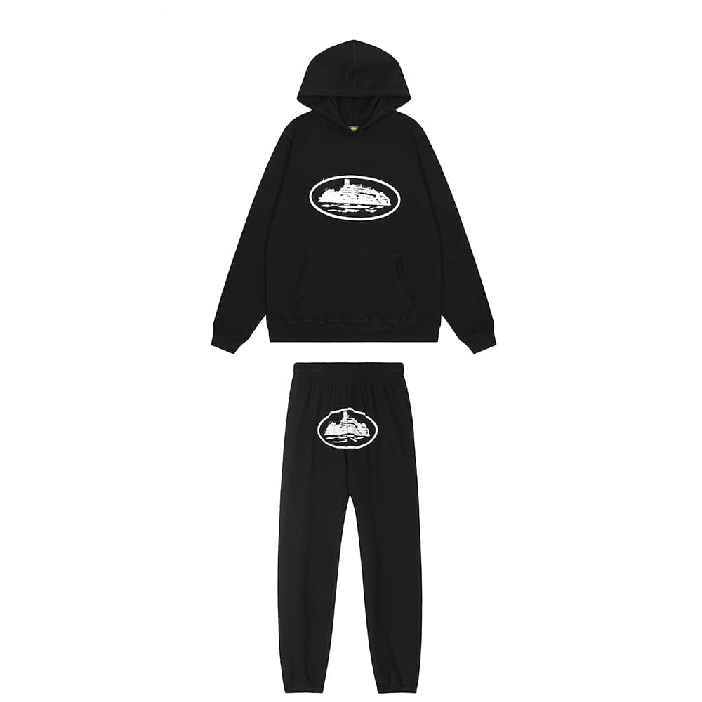 Corteiz Alcatraz Tracksuit "Black" - FAVELA