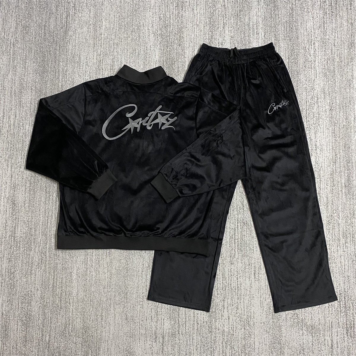 Corteiz Velour Tracksuit - FAVELA