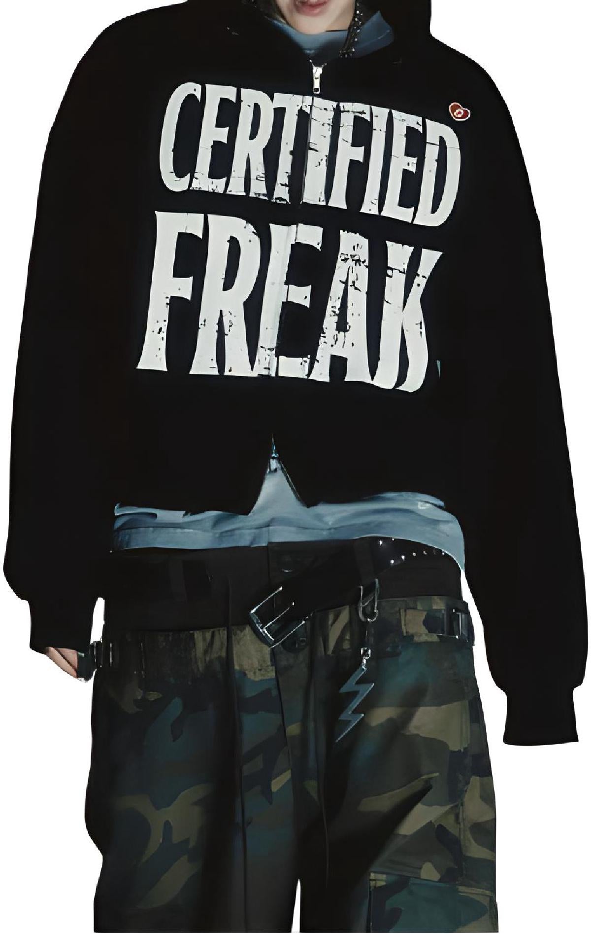 CERTIFIED FREAK ZIP UP HOODIE