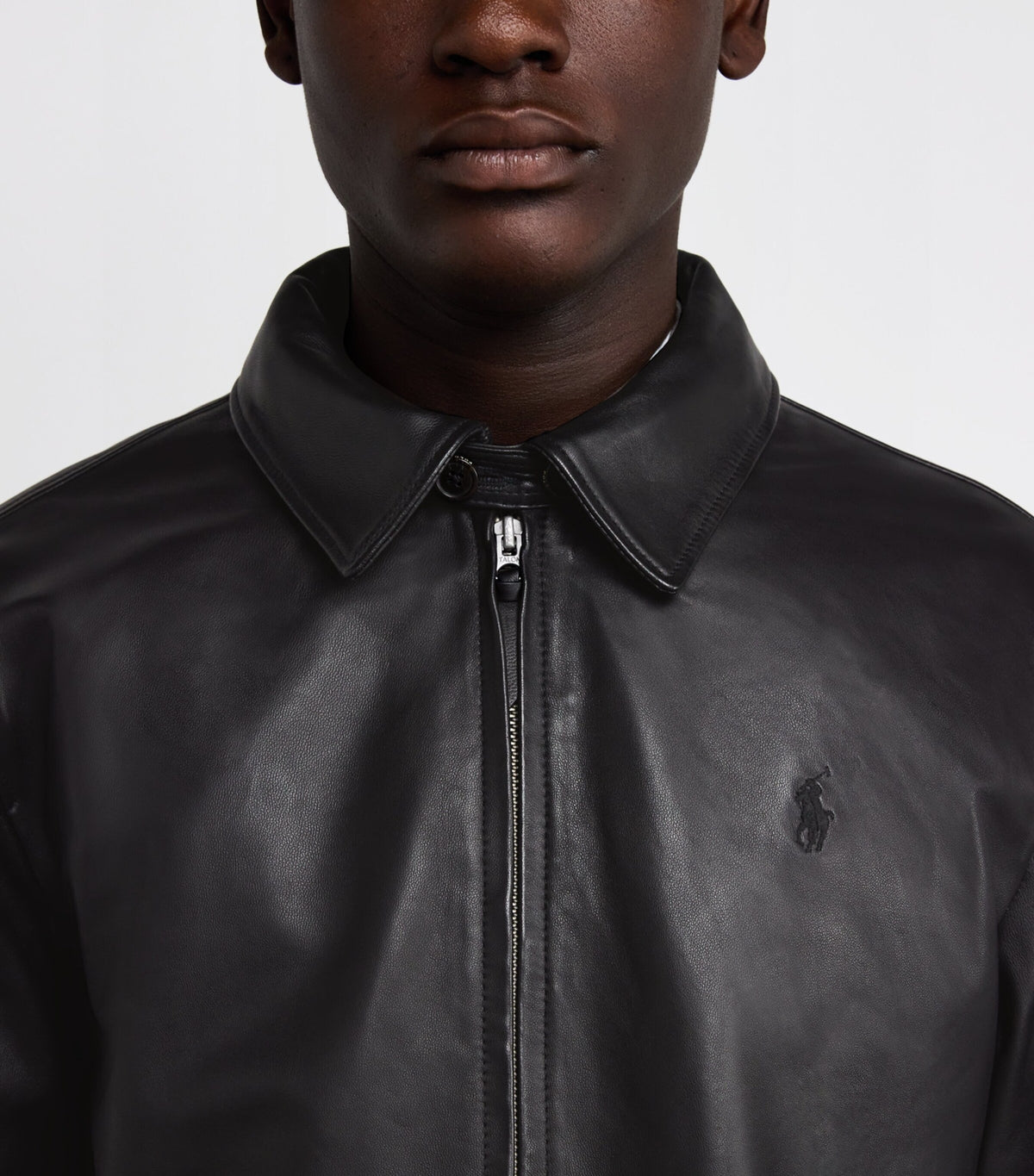 Ralph Lauren Leather Jacket - Black