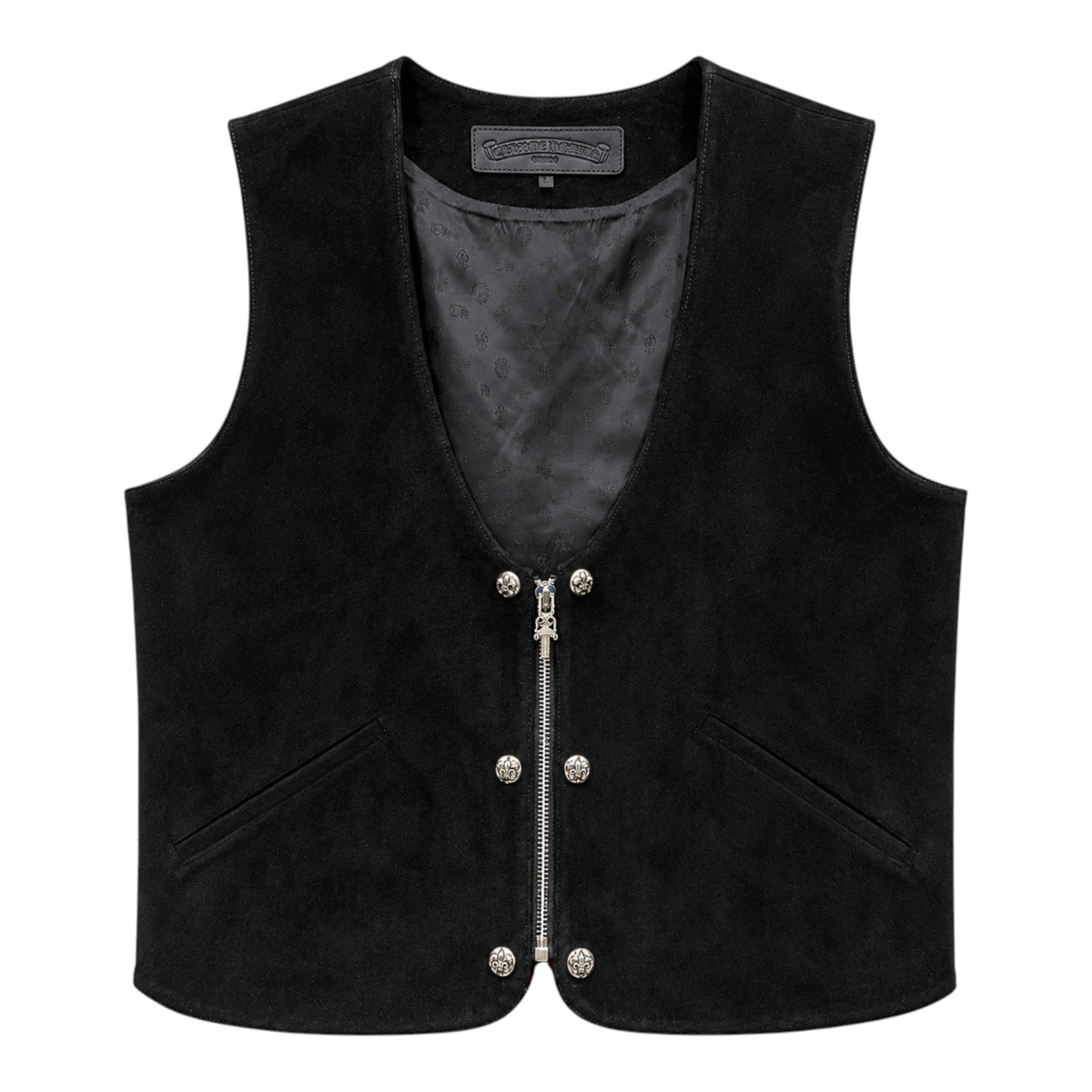 Chrome Hearts Suede Leather Vest