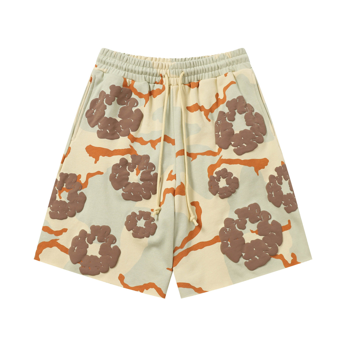 Camouflage Tan Sweat Shorts