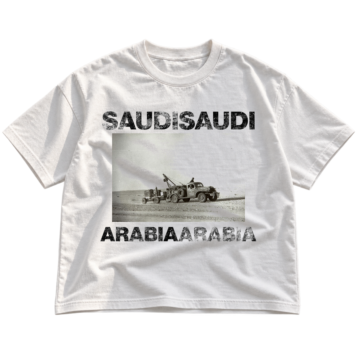 SAUDI ARABIA Graphic T-Shirt - White